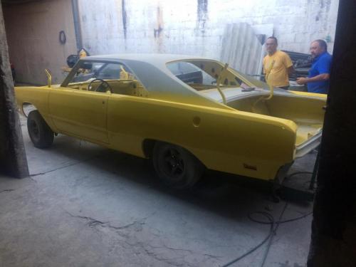 Tributo - Dodge Charger RT 1972 Amarelo Cítrico 02