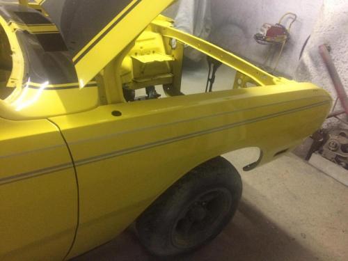 Tributo - Dodge Charger RT 1972 Amarelo Cítrico 05