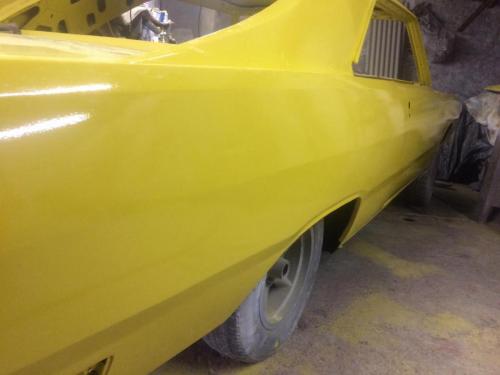 Tributo - Dodge Charger RT 1972 Amarelo Cítrico 06