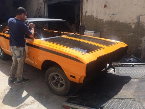 Tributo - Dodge Charger RT 1972 Amarelo Cítrico 23